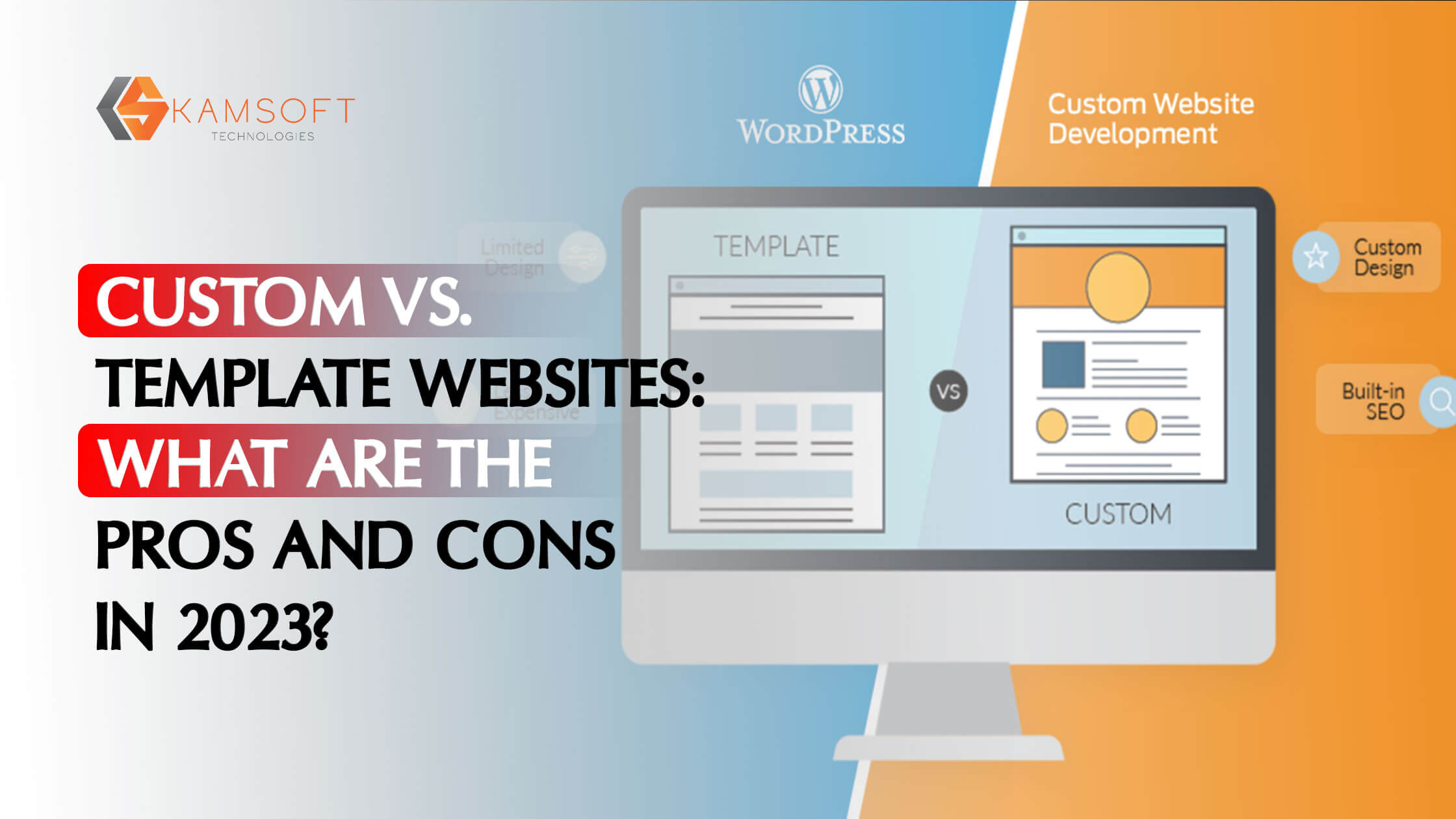 Read more about the article Custom vs. Template Websites: What Are the Pros and Cons in 2023?